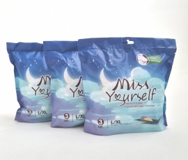 Гигиенические одноразовые трусы/женские послеродовые/ночные/менструальные/урологические/утягивающие трусы женские/ размер L/XL обхват бедер 90-120 см. - Double love